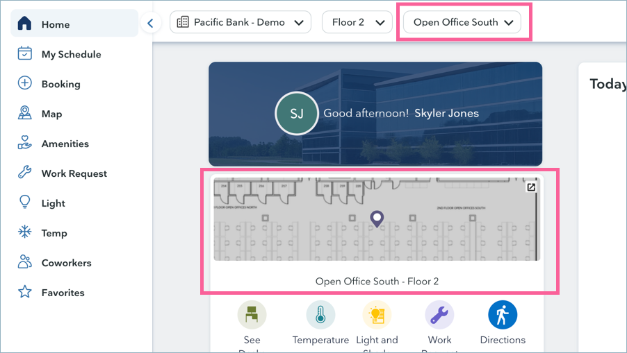 Set your workspace location