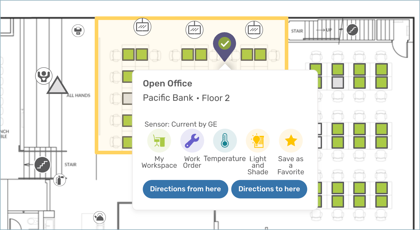 Floor and campus maps