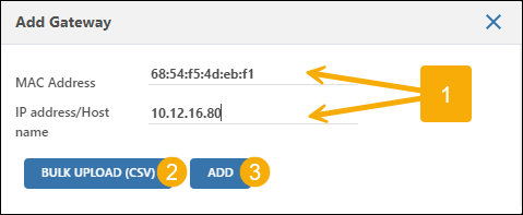 Adding gateways in Manage New UI