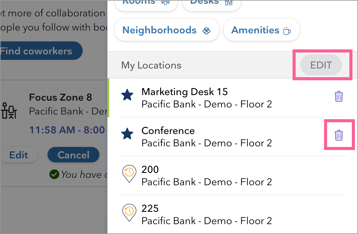 Using the Enlighted Connect Search