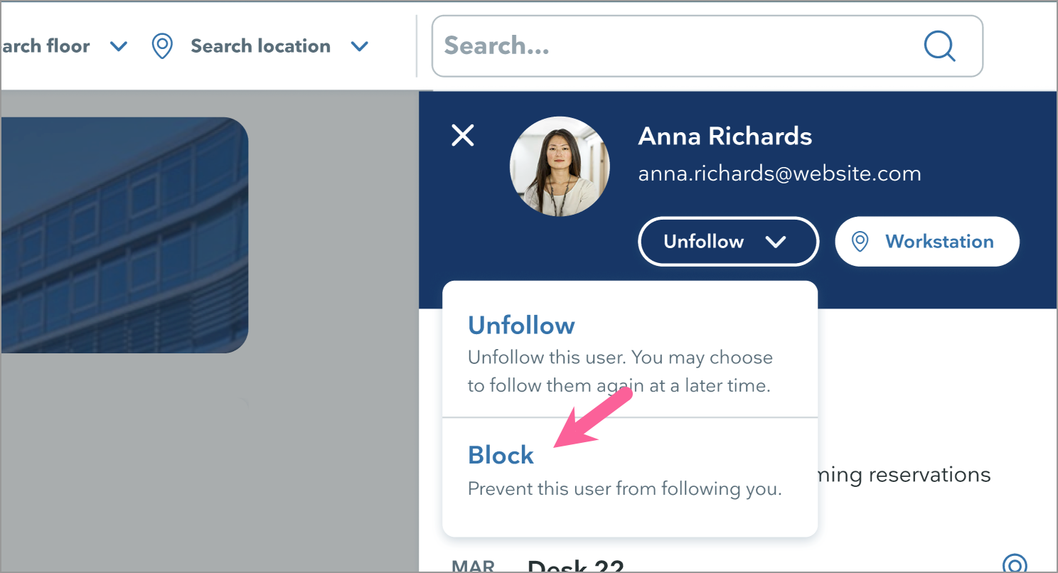 Block coworkers