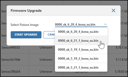 Upgrading Firmware for Devices in Manage